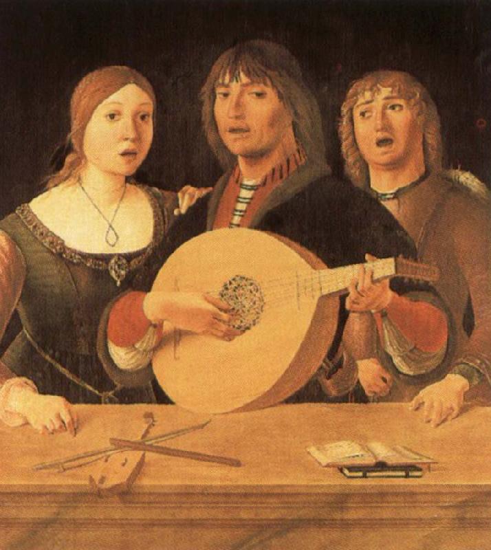 Giovanni Lanfranco Lute curriculum has five strings and 10 frets China oil painting art